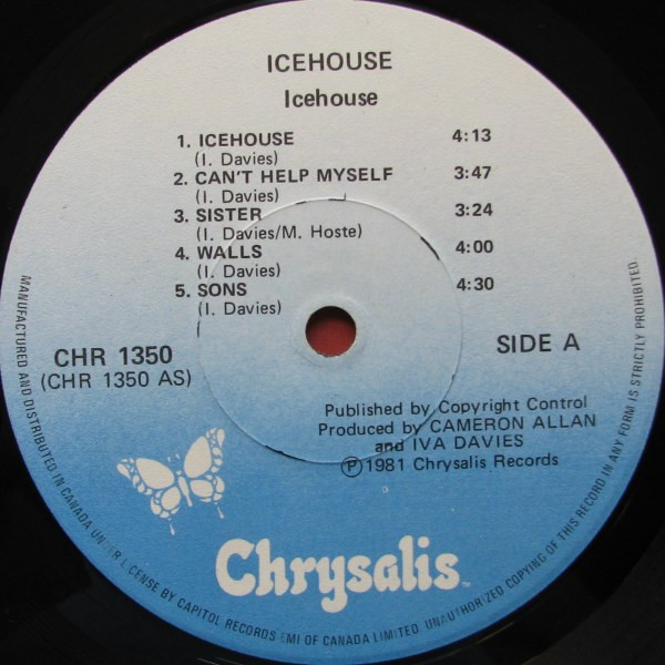 Icehouse - Icehouse (LP, Album) (Mint (M)) - Image 3