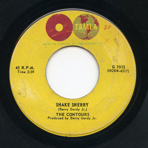 The Contours - Shake Sherry (7", Single) (Near Mint (NM or M-))