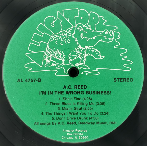 A.C. Reed - I'm In The Wrong Business (LP, Album) (Very Good Plus (VG+)) - Image 5