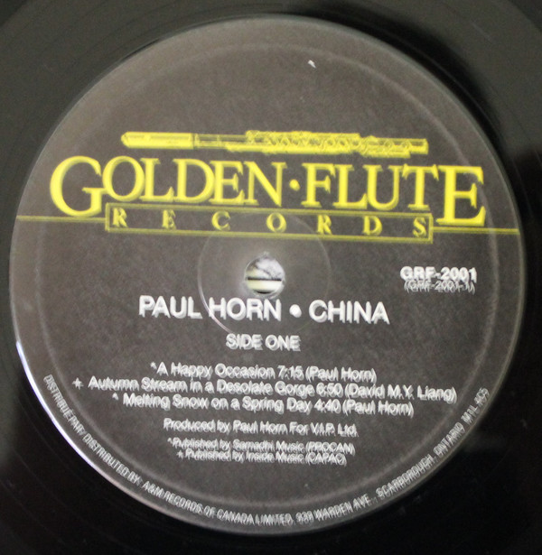 Paul Horn With Special Guest David Mingyue Liang - China (LP, Album) (Very Good Plus (VG+)) - Image 5