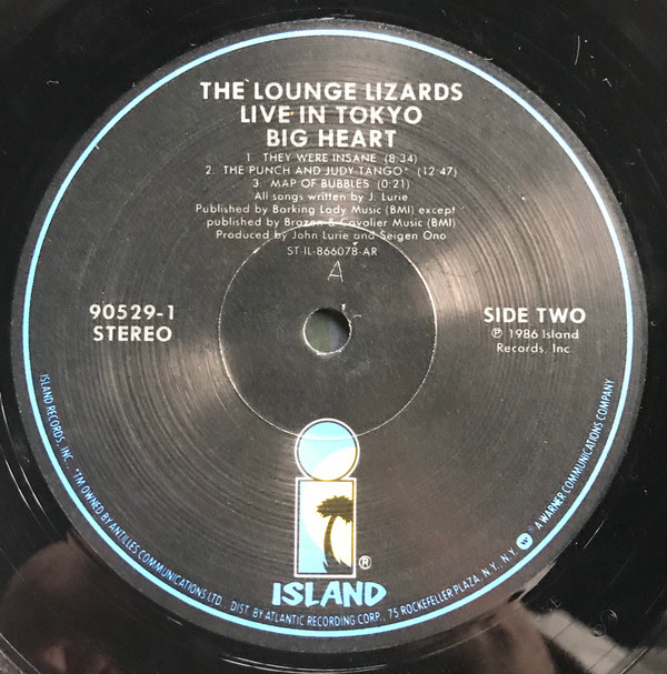 Lounge Lizards - Live In Tokyo - Big Heart (LP, Album) (Near Mint (NM or M-)) - Image 4