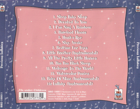 Unknown Artist - Precious Lullabies (CD) (Mint (M)) - Image 2