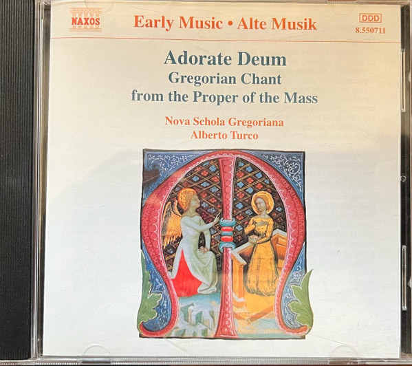 Nova Schola Gregoriana, Alberto Turco - Adorate Deum – Gregorian Chant From The Proper Of The Mass (CD, Album) (Near Mint (NM or M-))