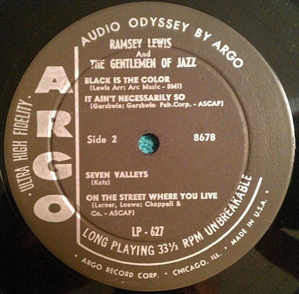 The Ramsey Lewis Trio - Ramsey Lewis And His Gentle-men Of Jazz - Volume 2 (LP, Album, Bla) (Very Good (VG)) - Image 4