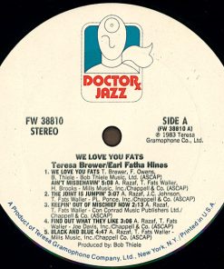 Teresa Brewer, Earl Fatha Hines* - We Love You Fats (LP, Album, RE) (Mint (M)) - Image 3
