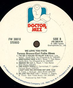 Teresa Brewer, Earl Fatha Hines* - We Love You Fats (LP, Album, RE) (Mint (M)) - Image 4
