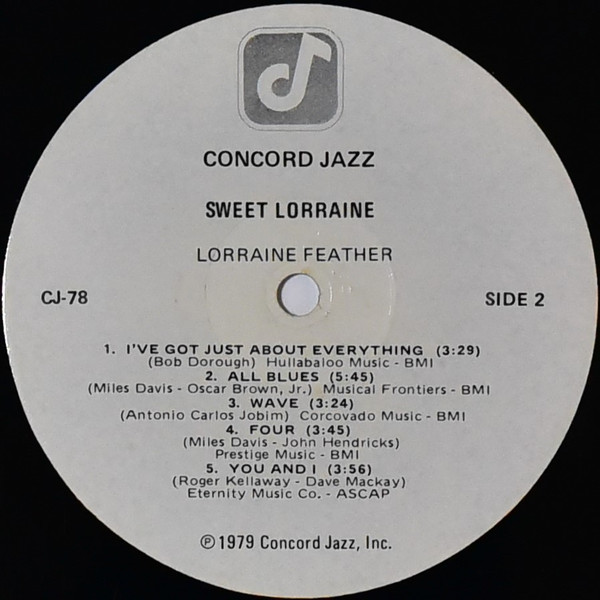 Lorraine Feather - Sweet Lorraine (LP, Album) (Near Mint (NM or M-)) - Image 4