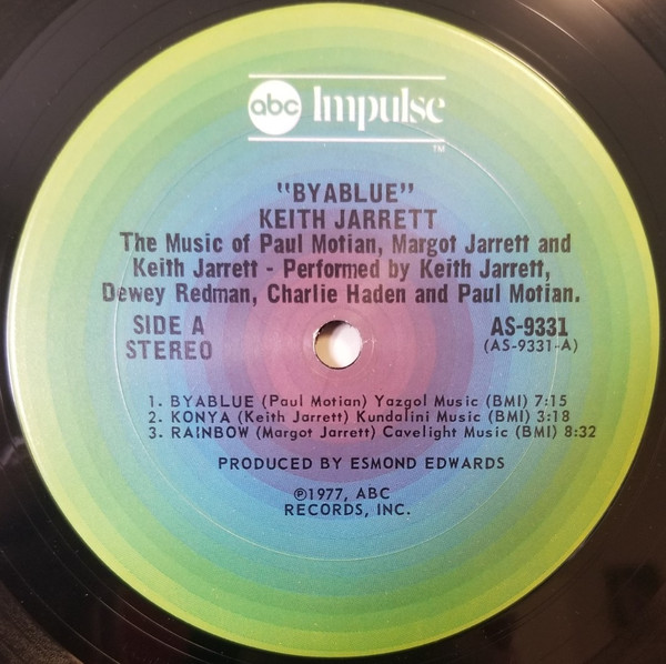 Keith Jarrett - Byablue (LP, Album, Pit) (Very Good Plus (VG+)) - Image 3