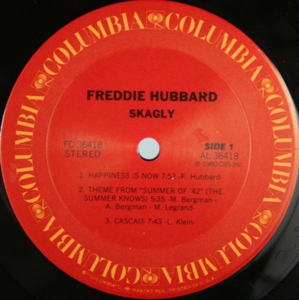 Freddie Hubbard - Skagly (LP, Album, Pit) (Near Mint (NM or M-)) - Image 3