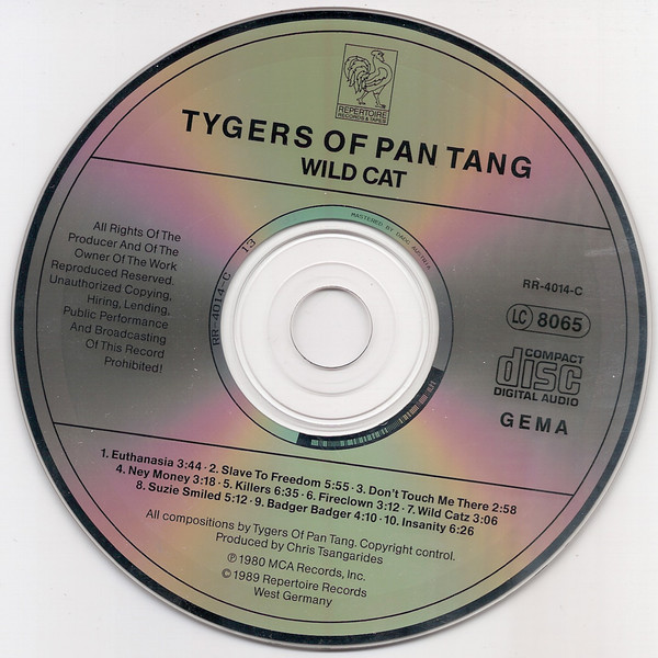 Tygers Of Pan Tang - Wild Cat (CD, Album, RE) (Near Mint (NM or M-)) - Image 3