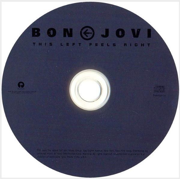 Bon Jovi - This Left Feels Right (CD, Album) (Mint (M)) - Image 3