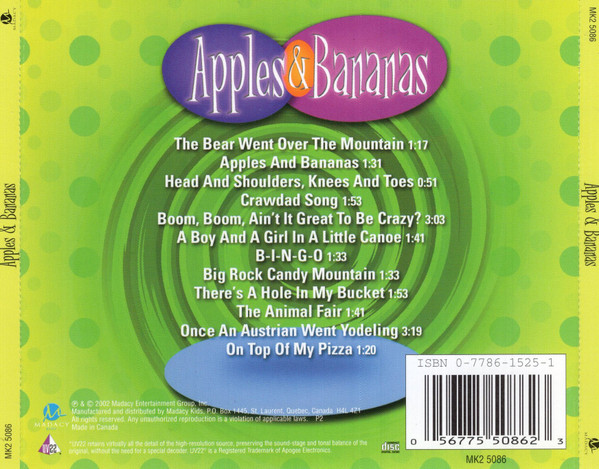 Unknown Artist - Apples & Bananas (CD) (Mint (M)) - Image 2