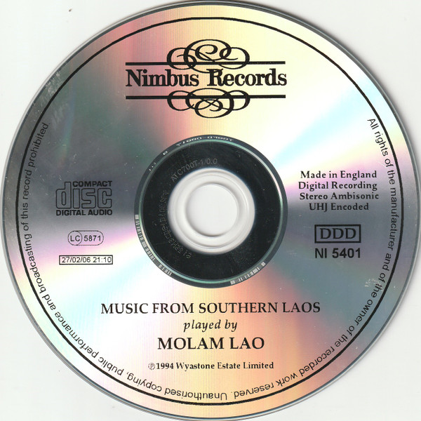 Molam Lao - Music From Southern Laos (CD, Album) (Near Mint (NM or M-)) - Image 4