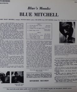 Alternative view of Blue Mitchell - Blue's Moods (LP, Album, RE) (Near Mint (NM or M-))