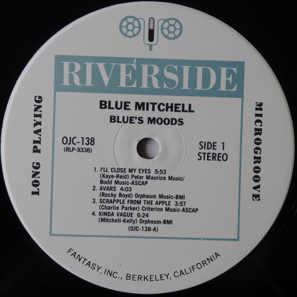 Blue Mitchell - Blue's Moods (LP, Album, RE) (Near Mint (NM or M-)) - Image 3