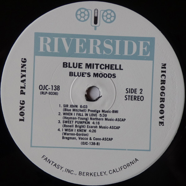 Blue Mitchell - Blue's Moods (LP, Album, RE) (Near Mint (NM or M-)) - Image 4