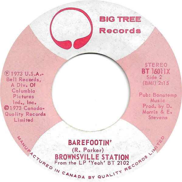 Brownsville Station - Smokin' In The Boy's Room (7", Single) (Very Good Plus (VG+)) - Image 2