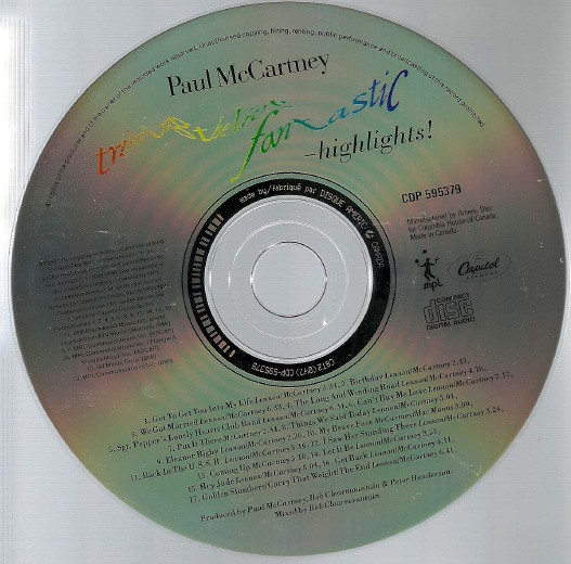 Paul McCartney - Tripping The Live Fantastic Highlights! (CD, Album, Club) (Near Mint (NM or M-)) - Image 3