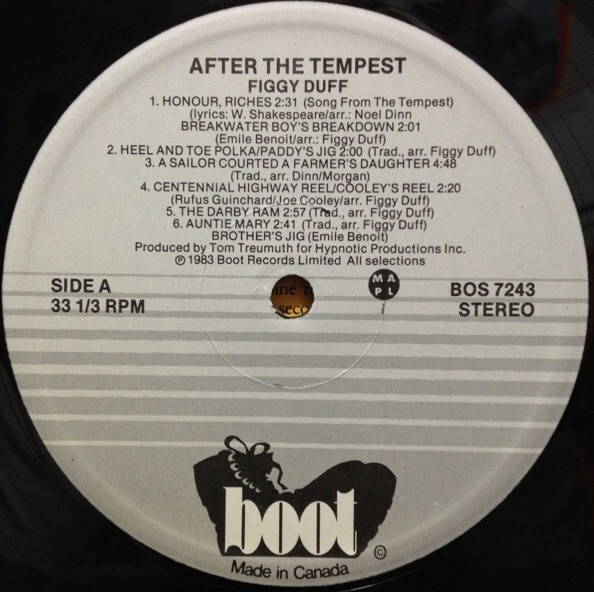 Figgy Duff - After The Tempest (LP, Album) (Mint (M)) - Image 3