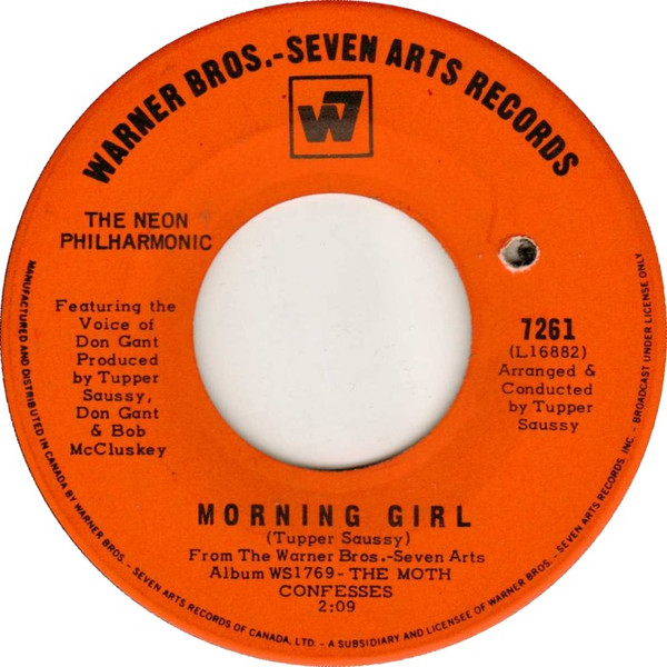 The Neon Philharmonic - Morning Girl / Brilliant Colors (7", Single, Mono) (Near Mint (NM or M-))