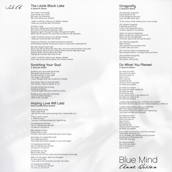 Anne Bisson - Blue Mind (LP, Album, 180) (Near Mint (NM or M-)) - Image 5