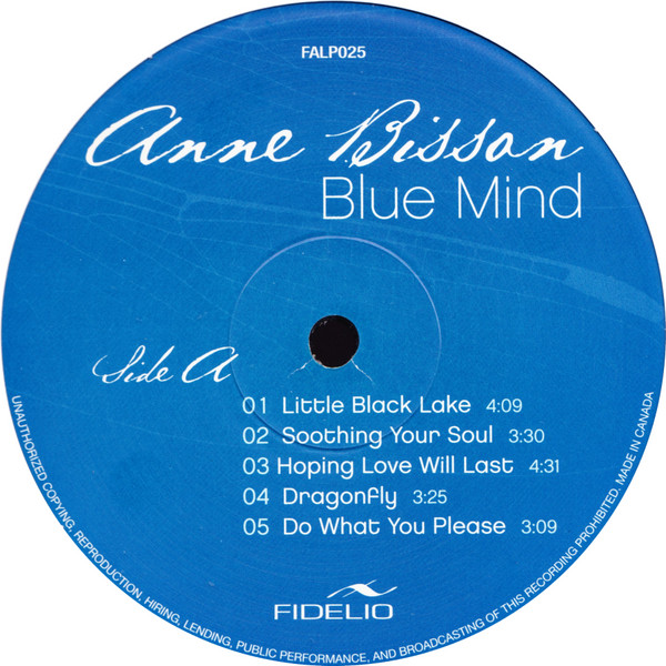 Anne Bisson - Blue Mind (LP, Album, 180) (Near Mint (NM or M-)) - Image 3