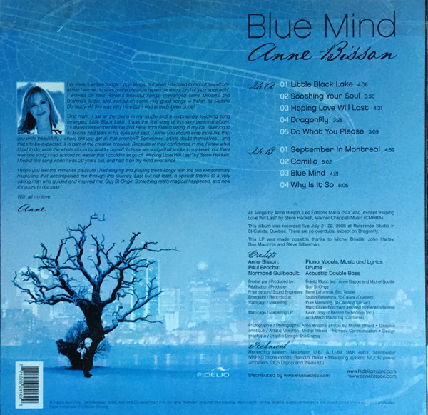 Anne Bisson - Blue Mind (LP, Album, 180) (Near Mint (NM or M-)) - Image 2