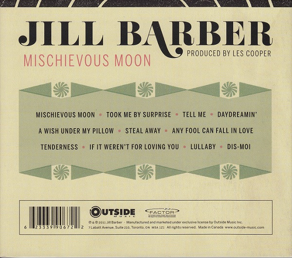 Jill Barber - Mischievous Moon (CD, Album) (Mint (M)) - Image 2