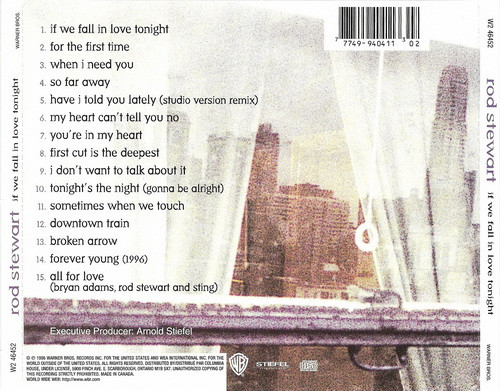 Rod Stewart - If We Fall In Love Tonight (CD, Comp, Club) (Near Mint (NM or M-)) - Image 2