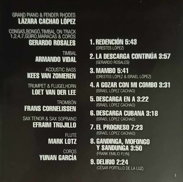 Gerardo Rosales & Gerardo Rosales - Cachao Sounds La Descarga Continúa (CD, Album) (Near Mint (NM or M-)) - Image 4