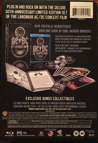 AC/DC - Let There Be Rock (Blu-ray, RE, RM, Multichannel + DVD-V, RE, RM, Mul) (Near Mint (NM or M-)) - Image 2