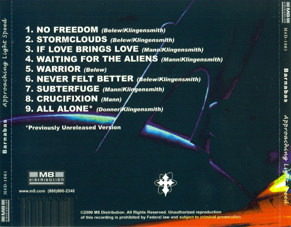 Barnabas (3) - Approaching Light Speed (CD, RM) (Mint (M)) - Image 5