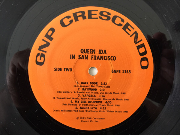 Queen Ida And Her Zydeco Band* - In San Francisco (LP, Album) (Very Good Plus (VG+)) - Image 4