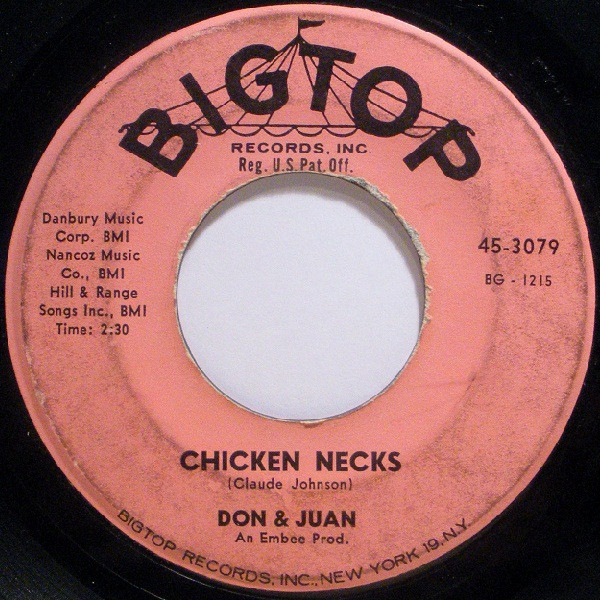 Don & Juan - What's Your Name / Chicken Necks (7", Single) (Very Good (VG)) - Image 2