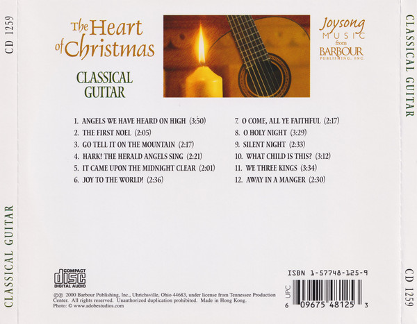 Unknown Artist - The Heart Of Christmas Classical Guitar (CD, RE) (Near Mint (NM or M-))