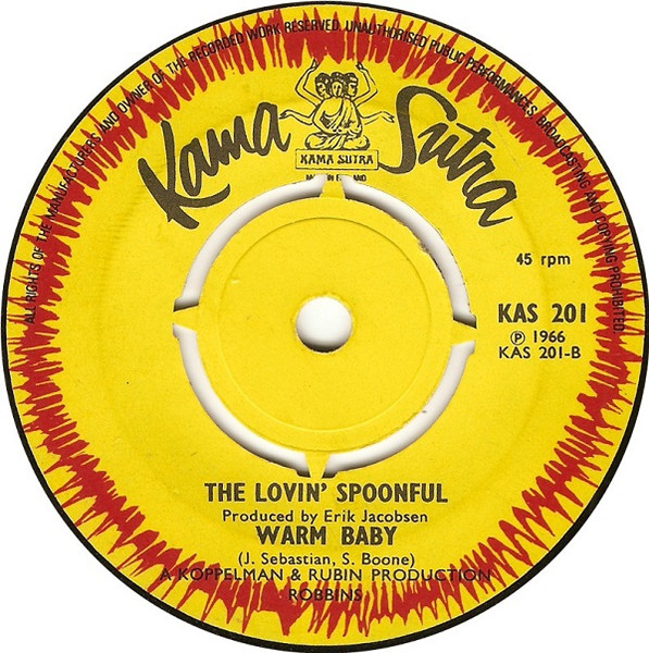 The Lovin' Spoonful - Rain On The Roof (7", Single, Pus) (Very Good (VG)) - Image 2