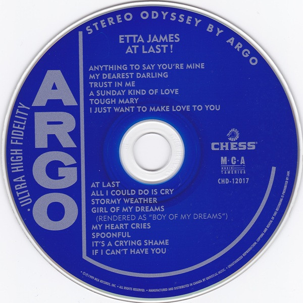 Etta James - At Last! (CD, Album, RE, RM) (Mint (M)) - Image 3