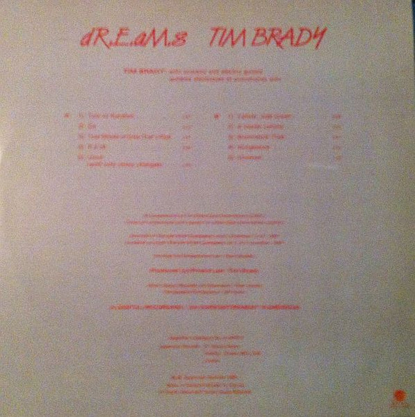 Tim Brady - dR.E.aM.s (LP) (Near Mint (NM or M-)) - Image 2