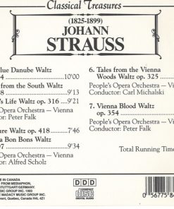 Alternative view of Various - Classical Treasures: (1825-1899) Johann Strauss (CD, Comp) (Mint (M))