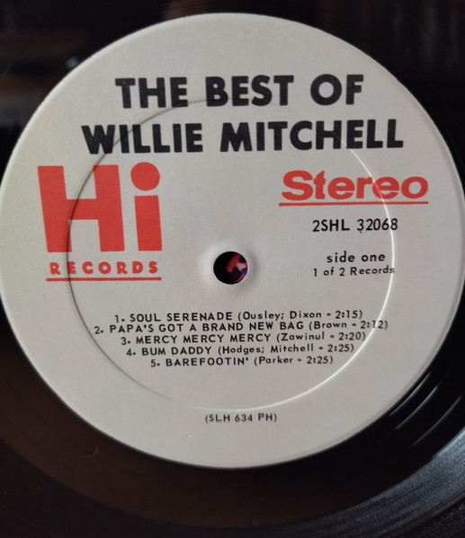 Willie Mitchell - The Best Of Willie Mitchell (2xLP, Comp) (Very Good (VG)) - Image 2