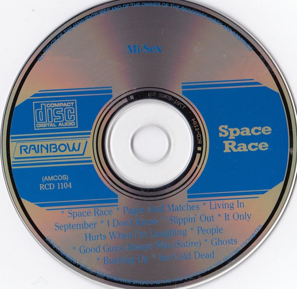 Mi-Sex - Space Race (CD, Album) (Near Mint (NM or M-)) - Image 2