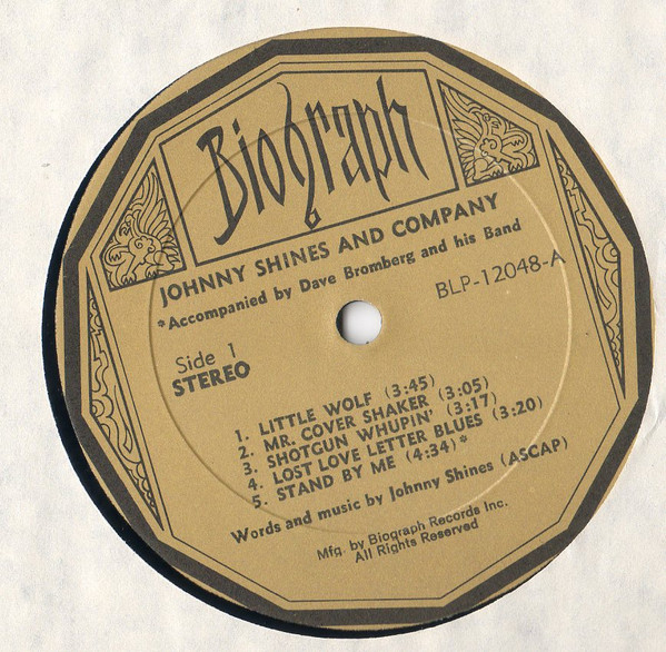 Johnny Shines - Johnny Shines & Co. (LP, Album) (Very Good Plus (VG+)) - Image 3