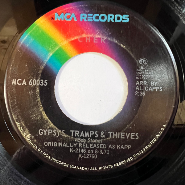 Cher - Gypsys, Tramps & Thieves / The Way Of Love (7", Single, RE) (Very Good Plus (VG+))