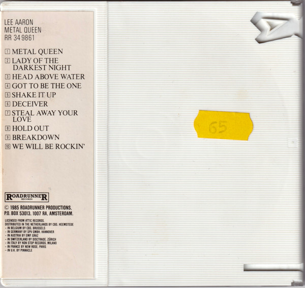 Lee Aaron - Metal Queen (CD, Album, Sli) (Near Mint (NM or M-)) - Image 2