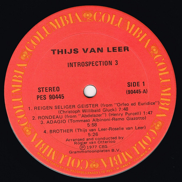 Thijs Van Leer - Introspection 3 (LP, Album) (Near Mint (NM or M-)) - Image 4