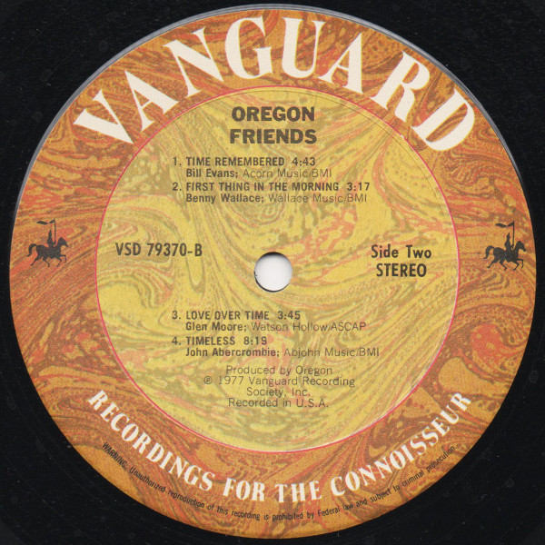 Oregon - Friends (LP, Album) (Very Good Plus (VG+)) - Image 4