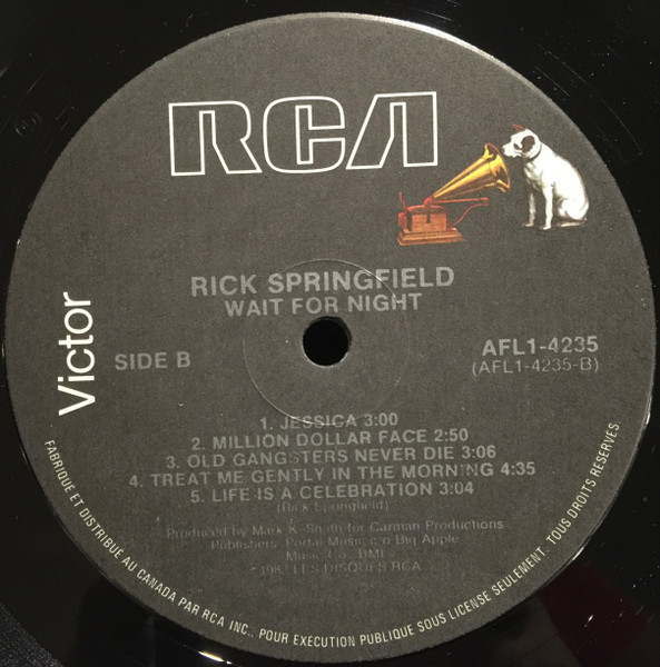 Rick Springfield - Wait For Night (LP, Album, RE) (Mint (M)) - Image 4