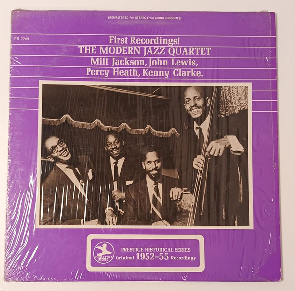 The Modern Jazz Quartet - First Recordings! (LP, Comp, RE, RM) (Very Good (VG))