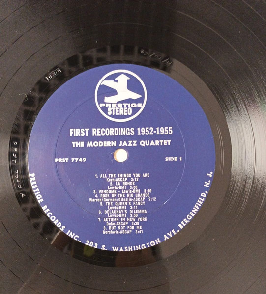 The Modern Jazz Quartet - First Recordings! (LP, Comp, RE, RM) (Very Good (VG)) - Image 3