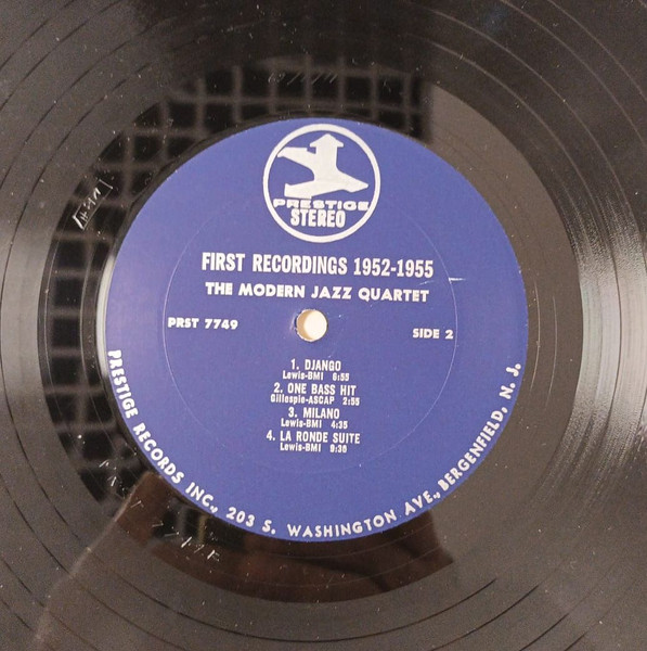 The Modern Jazz Quartet - First Recordings! (LP, Comp, RE, RM) (Very Good (VG)) - Image 4